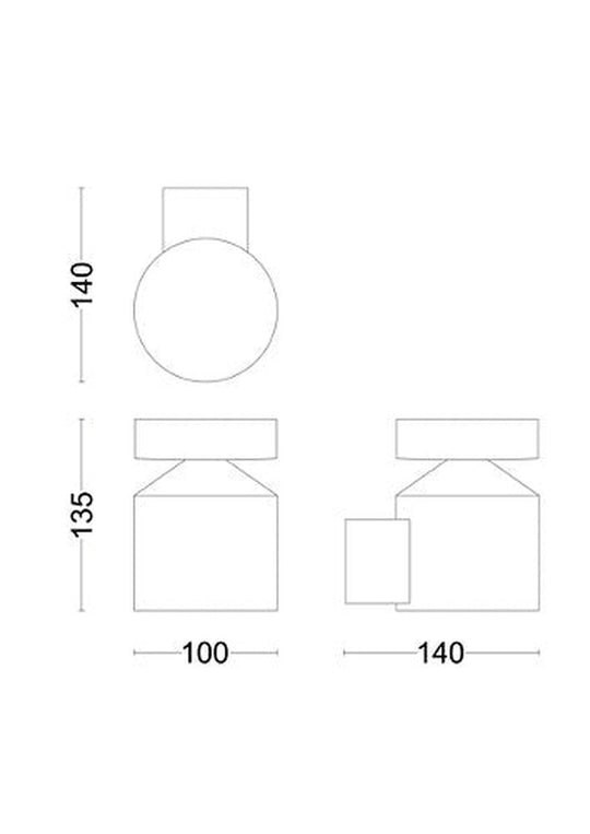 Philips Laven 6W vegglampe utendørs IP44 2700 Kelvin-Utebelysning vegg klassisk-Philips-Svart-929003362201-Lightup.no