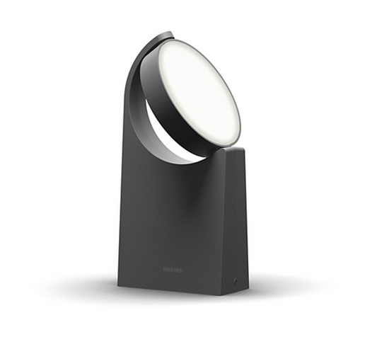 Philips Mimosa uplight 7W 2700K IP44 25 - Antrasitt-Utebelysning pullert-Philips-Antrasitt-929003262501-Lightup.no
