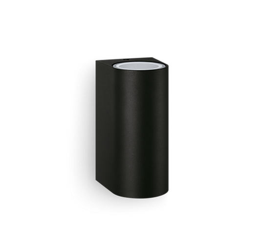 Philips Nightingale vegglampe utendørs opp/ned lys IP44-Utebelysning vegg opp og ned-Philips-Svart-929003363401-Lightup.no