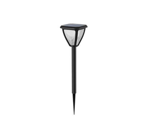 Philips Vapora hagelys 1,5W 2700 Kelvin IP44 solcelledrevet med dag/natt sensor - 54 cm-Utebelysning pullert-Philips-Svart-929004066601-Lightup.no