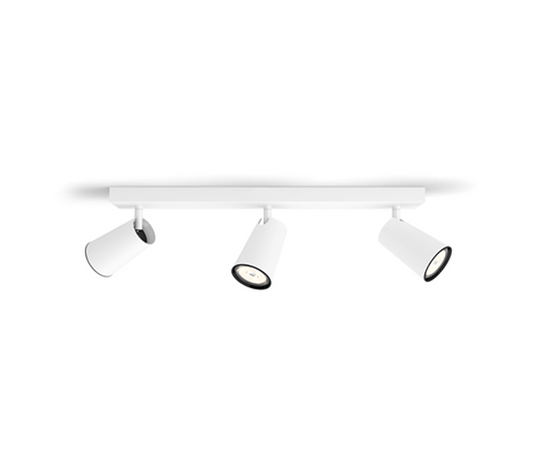 Philips myLiving Paisley med 3 spot GU10-Taklamper-Philips-Hvit-915005529901-Lightup.no