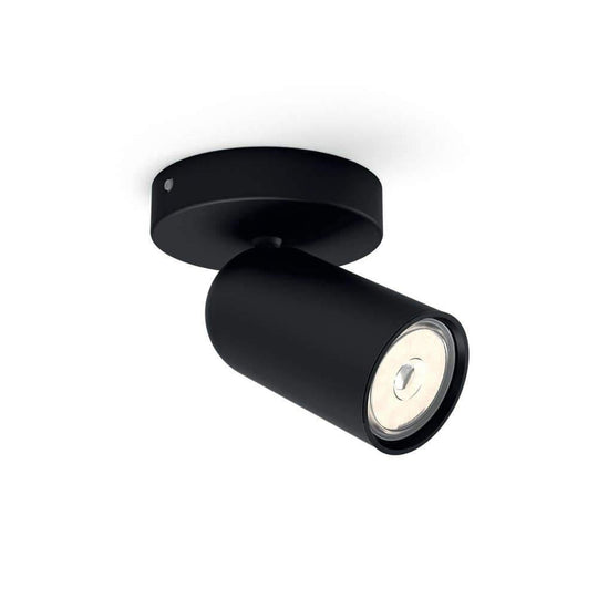 Philips myLiving Pongee 1 takspot / veggspot-Taklamper-Philips-Svart-915005530701-Lightup.no