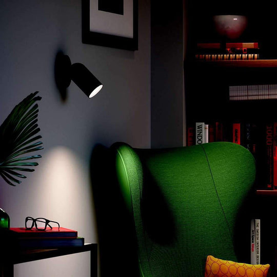 Philips myLiving Pongee 1 takspot / veggspot-Taklamper-Philips-Svart-915005530701-Lightup.no