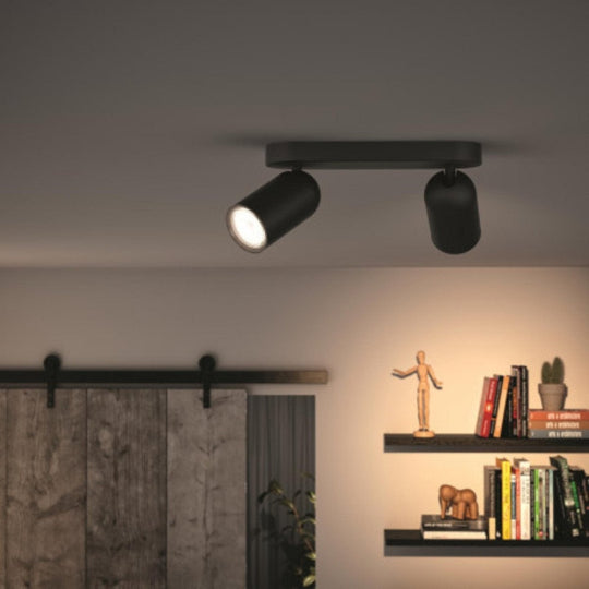 Philips myLiving Pongee 2 takspot-Taklamper-Philips-Svart-915005531001-Lightup.no