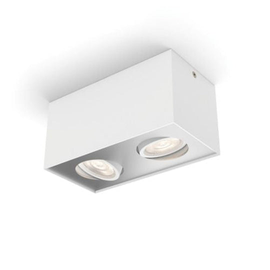Philips myLiving dobbel takspot 2x4,5W warmglow-Taklamper-Philips-Hvit-915005528101-Lightup.no