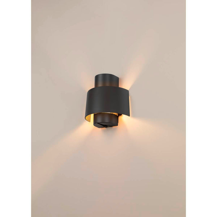 Photoni vegglampe utendørs IP65-Utebelysning vegg klassisk-Slv-Svart-slv-1008197-Lightup.no