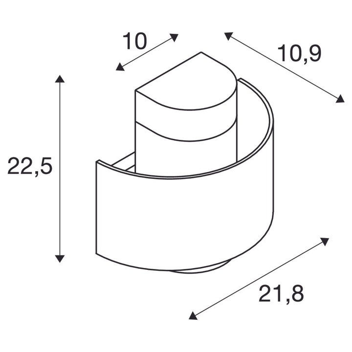 Photoni vegglampe utendørs IP65-Utebelysning vegg klassisk-Slv-Svart-slv-1008197-Lightup.no