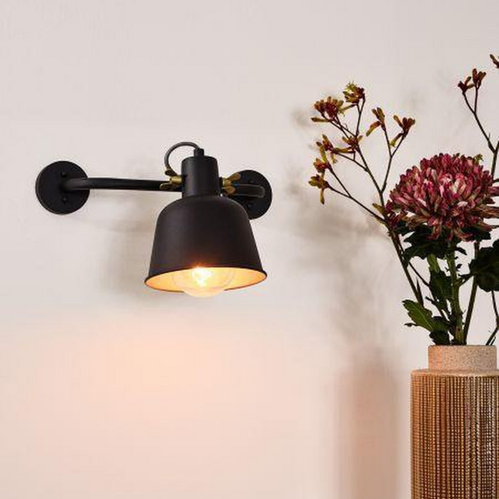 Pia vegglampe - Svart-Vegglamper-Lucide-Svart-LC45280/01/30-Lightup.no