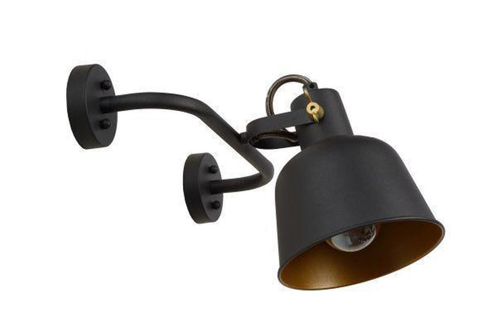 Pia vegglampe - Svart-Vegglamper-Lucide-Svart-LC45280/01/30-Lightup.no