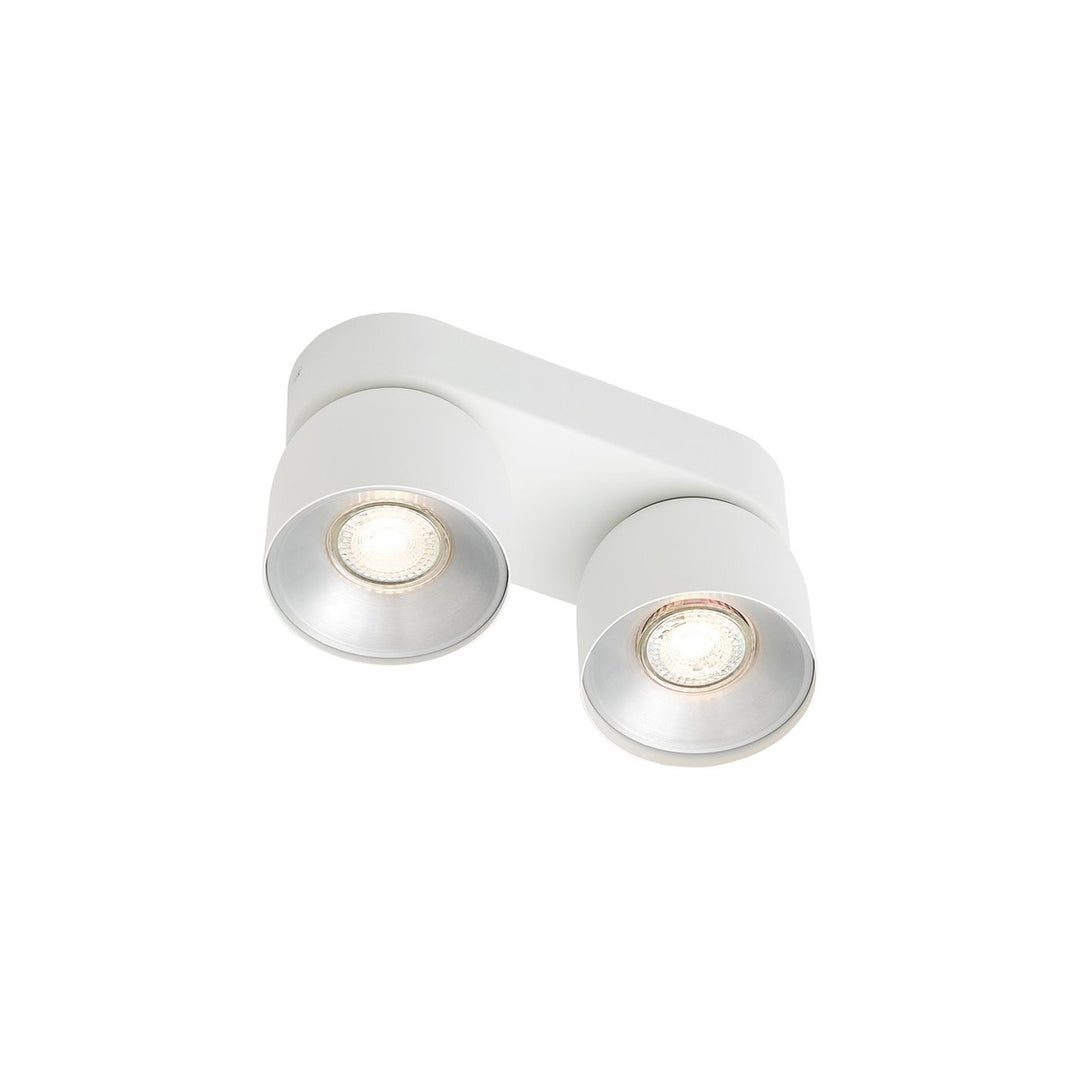 Pitcher spot 2-lys-Taklamper-Nordlux-Hvit-2310410101-Lightup.no