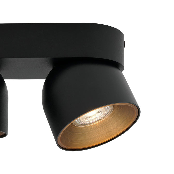 Pitcher spot 2-lys-Taklamper-Nordlux-Svart-2310410103-Lightup.no