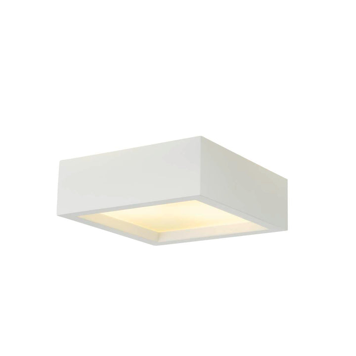 Plastra firkantet taklampe 25x25 cm E27-Taklamper-Slv-Hvit-slv-148002-Lightup.no