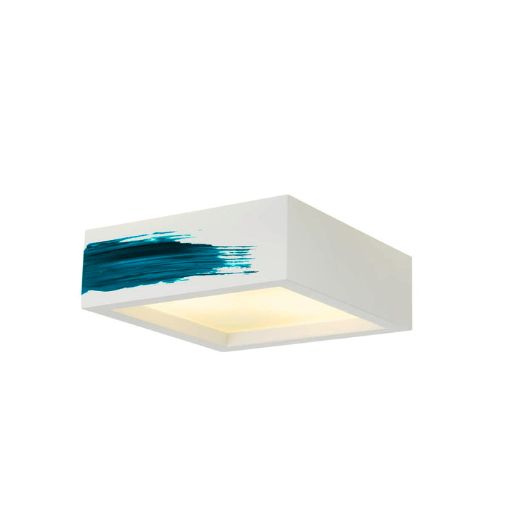 Plastra firkantet taklampe 25x25 cm E27-Taklamper-Slv-Hvit-slv-148002-Lightup.no