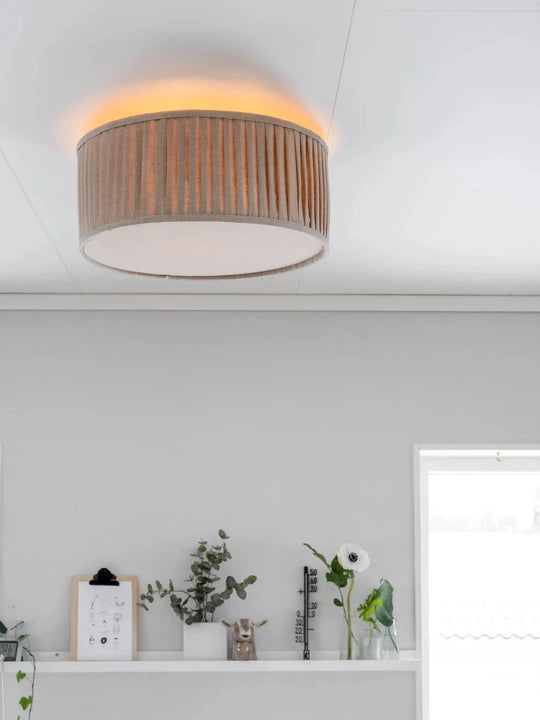 Plissè taklampe 45 - Natur-Taklamper-Pr home of Scandinavia Ab-Natur-Prh__2445-2712-Lightup.no