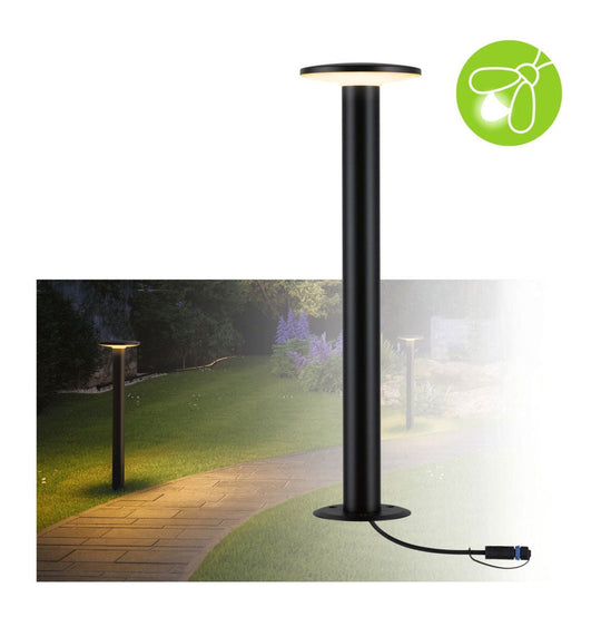 Plug & Shine Plate pullert IP44 60 cm 7W 2200 Kelvin - 24 Volt-Utebelysning pullert-Paulmann-Antrasitt-Pl-94723-Lightup.no