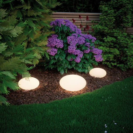 Plug & Shine Stone 28 cm 2,8 W 3000 Kelvin IP67 - Med jordspyd-Utebelysning Hagebelysning-Paulmann-Hvit-Pl-94175-Lightup.no