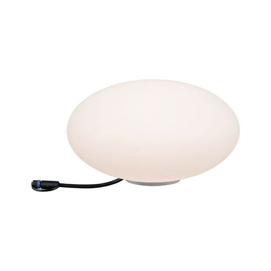 Plug & Shine Stone 35 cm 2,8 W 3000 Kelvin IP67 - Med jordspyd-Utebelysning Hagebelysning-Paulmann-Hvit-Pl-94176-Lightup.no