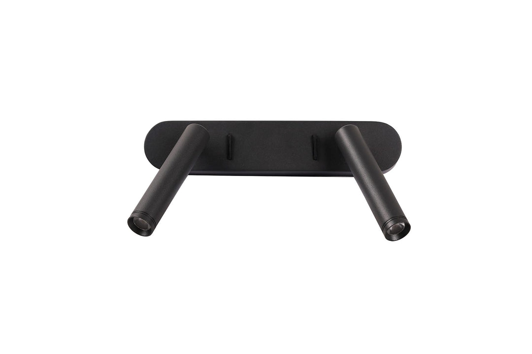 Point vegglampe 2-lys-Vegglamper-Antidark-Svart-2-410-1-2-Lightup.no