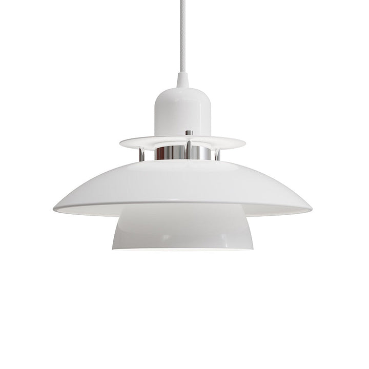 Primus IV takpendel D280 E27-Takpendler-Belid-Blank hvit / Krom-1950014-Lightup.no