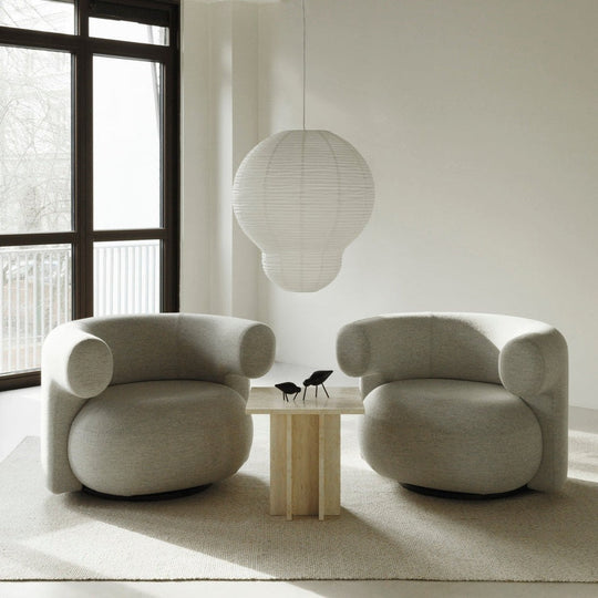 Puff pendel, bulb-Takpendler-Normann Copenhagen-Hvit-605723-Lightup.no
