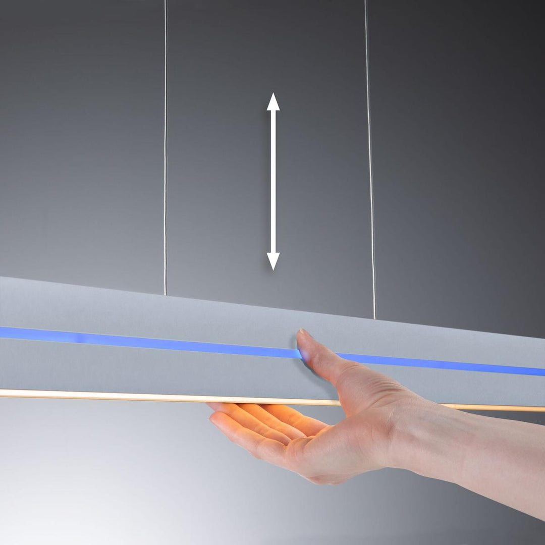 Raiko takpendel 19/6W 2700-6500 Kelvin RGB med fjernkontroll-Takpendler-Paulmann-Svart-PL-78474-Lightup.no