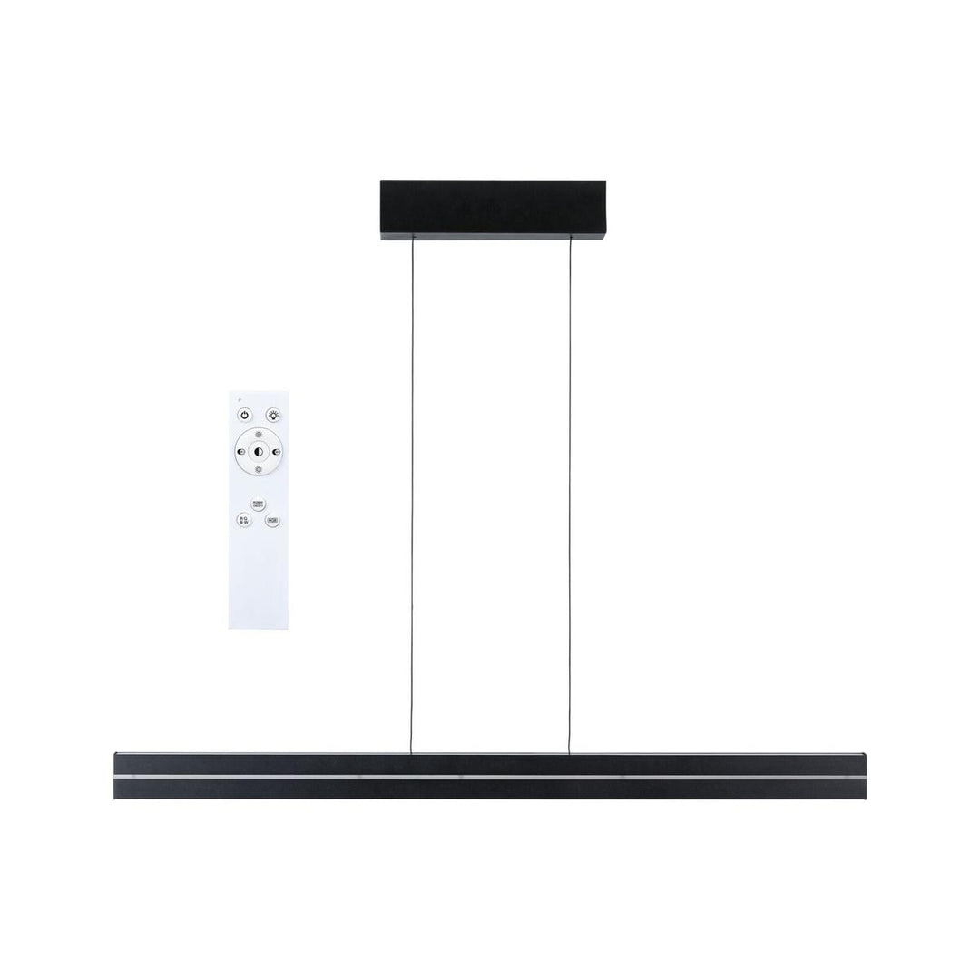 Raiko takpendel 19/6W 2700-6500 Kelvin RGB med fjernkontroll-Takpendler-Paulmann-Svart-PL-78474-Lightup.no