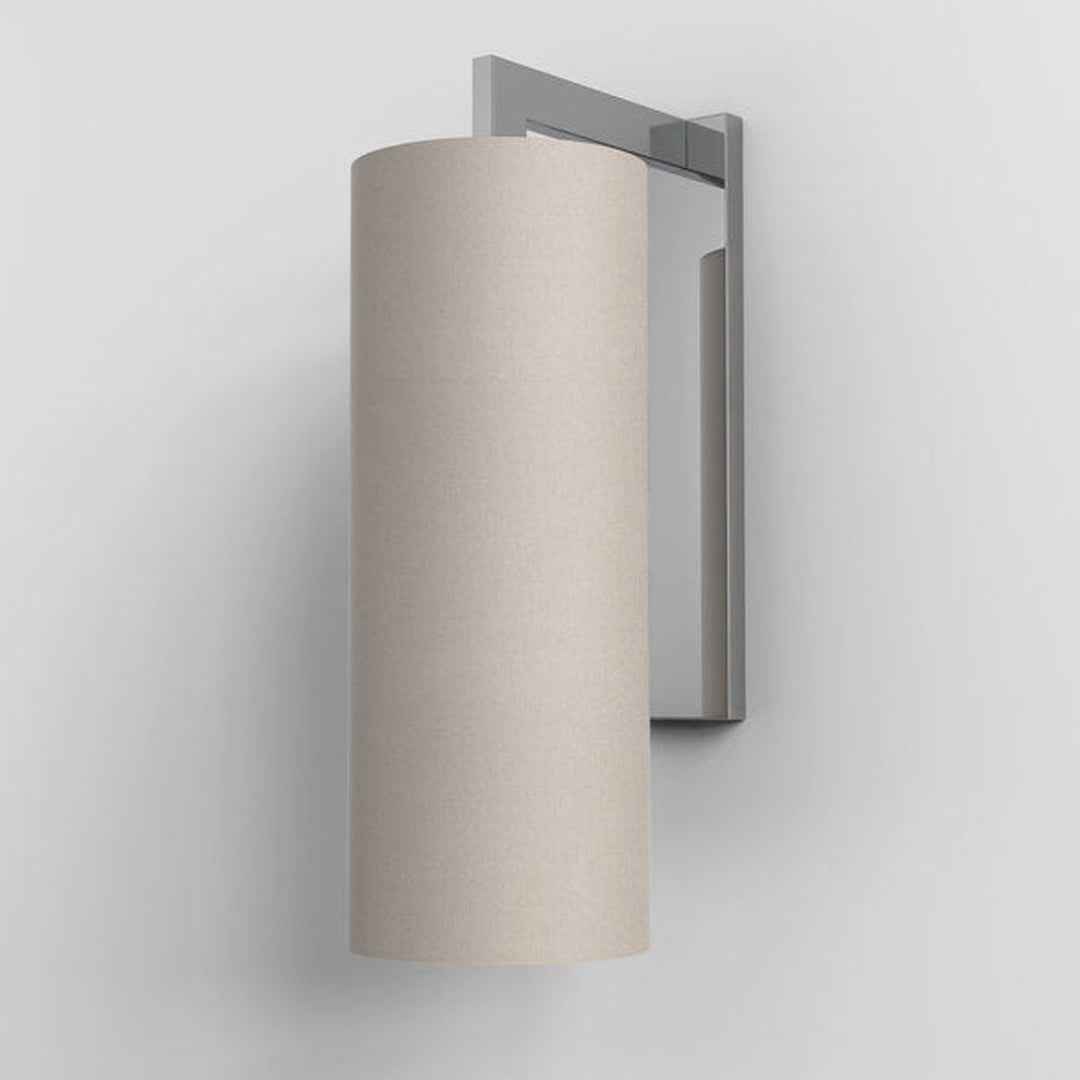 Ravello vegglampe tube skjerm-Vegglamper-Astro Lighting-Krom / Putty-Asg__1222012+5015007-Lightup.no