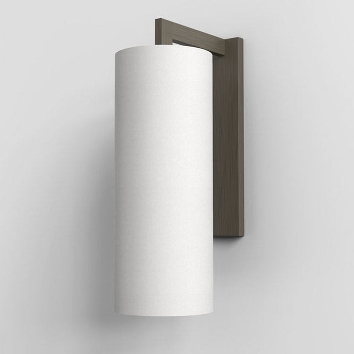 Ravello vegglampe tube skjerm-Vegglamper-Astro Lighting-Bronse / Hvit-Asg__1222040+5015004-Lightup.no