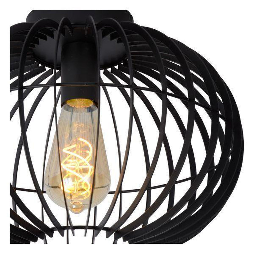 Reda taklampe 32 cm - Svart-Taklamper-Lucide-Svart-LC78199/01/30-Lightup.no