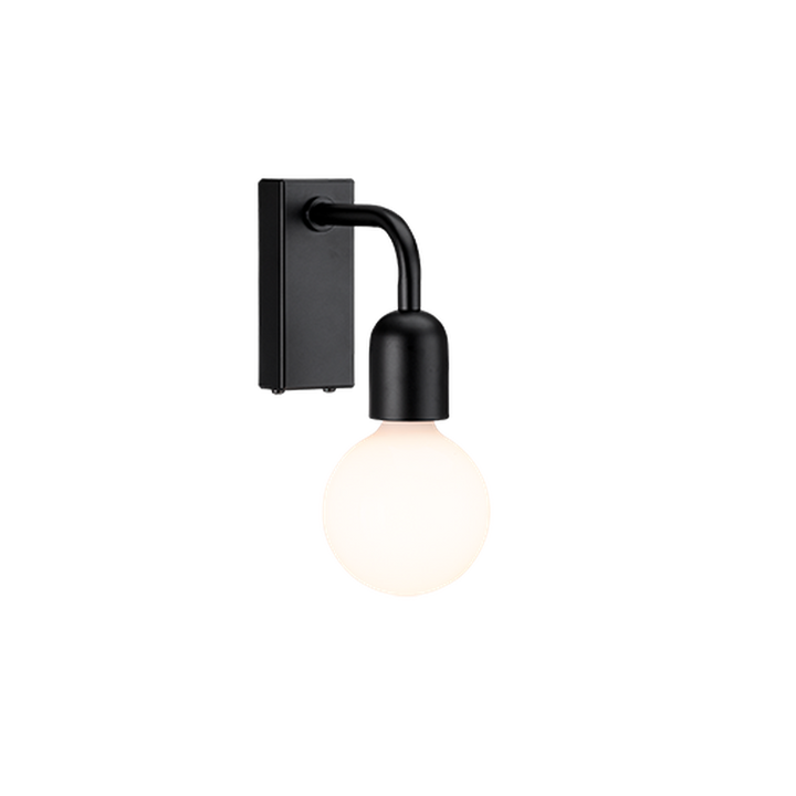 Regal vegglampe IP44 E27-Baderomsbelysning vegglamper-Belid-Svart-560507-Lightup.no