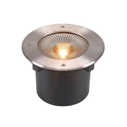 Rocci 200 rund nedfellbar uplight 16W 3000 Kelvin IP67-Utebelysning uplight-Slv-Rustfritt stål-slv-1006104-Lightup.no