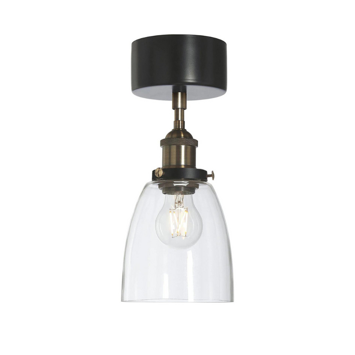 Rock taklampe - Svart/Klar-Taklamper-Pr home of Scandinavia Ab-Svart / Klar-Prh__3401400-Lightup.no