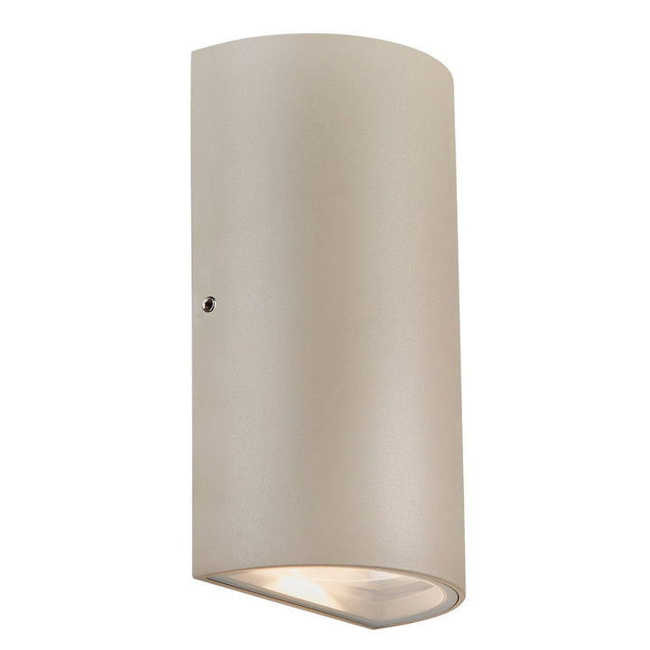 Rold round vegglampe utendørs opp/ned IP54 2x5W-Utebelysning vegg opp og ned-Nordlux-Sand-84141008-Lightup.no