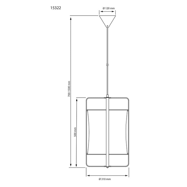 Ronda takpendel-Takpendler-Aneta Lighting-Svart/Natur-15322-15-02-Lightup.no