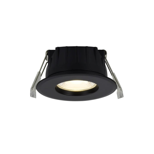 Rosalee lavtbyggende downlight 2700/3000/4000 Kelvin IP65 7W dimbar-Downlight lavtbyggende-Nordlux-Svart-2410200103-Lightup.no