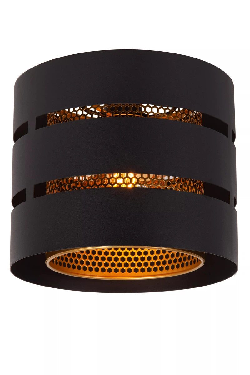 Rosas taklampe 26 cm-Taklamper-Lucide-Svart-LC21133/01/30-Lightup.no