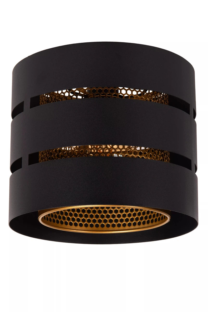 Rosas taklampe 26 cm-Taklamper-Lucide-Svart-LC21133/01/30-Lightup.no