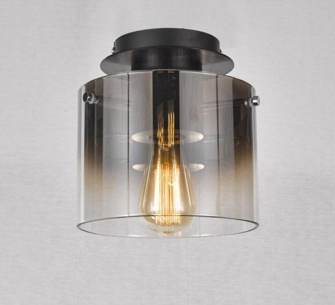 Roxy taklampe - Svart/Røykfarget-Taklamper-Ms - belysning-Svart / Røyk-9400307021-Lightup.no