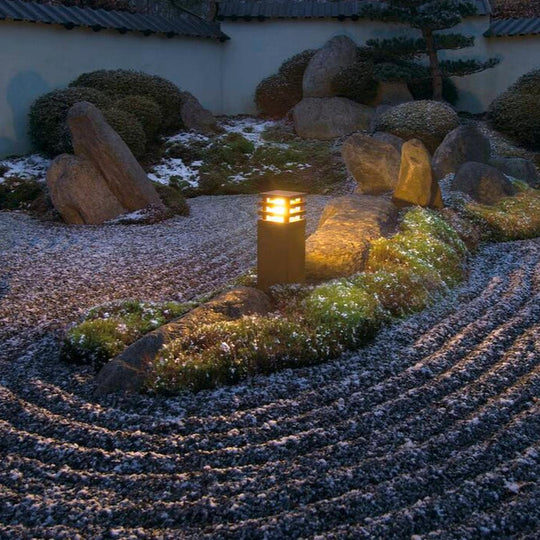 Rusty square pullert 40 cm IP55-Utebelysning pullert-Slv-Rust-slv-229420-Lightup.no