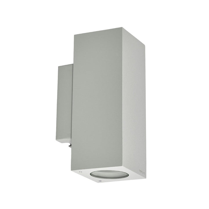 Sandvik 1731 2X3,9W LED GU10-Utebelysning vegg opp og ned-Norlys-Aluminium-3101991-Lightup.no