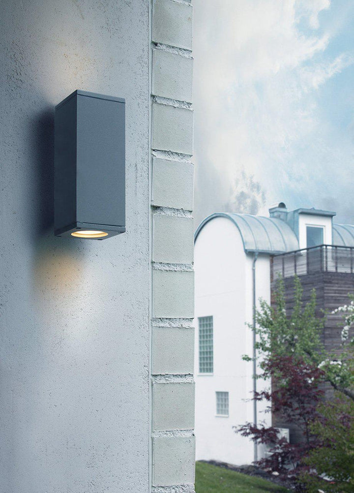 Sandvik 1731 2X3,9W LED GU10-Utebelysning vegg opp og ned-Norlys-Grafitt-3101992-Lightup.no