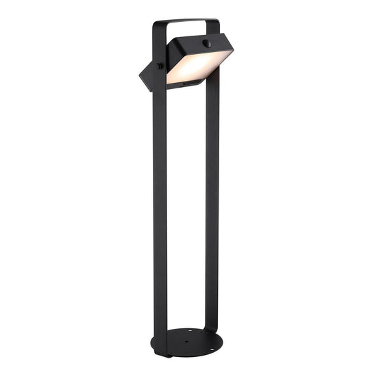 Saulio solar pullert utendørs 60 cm 4,4W 3000 Kelvin - Solcelle-Utebelysning pullert-Nordlux-Svart-2518268003-Lightup.no