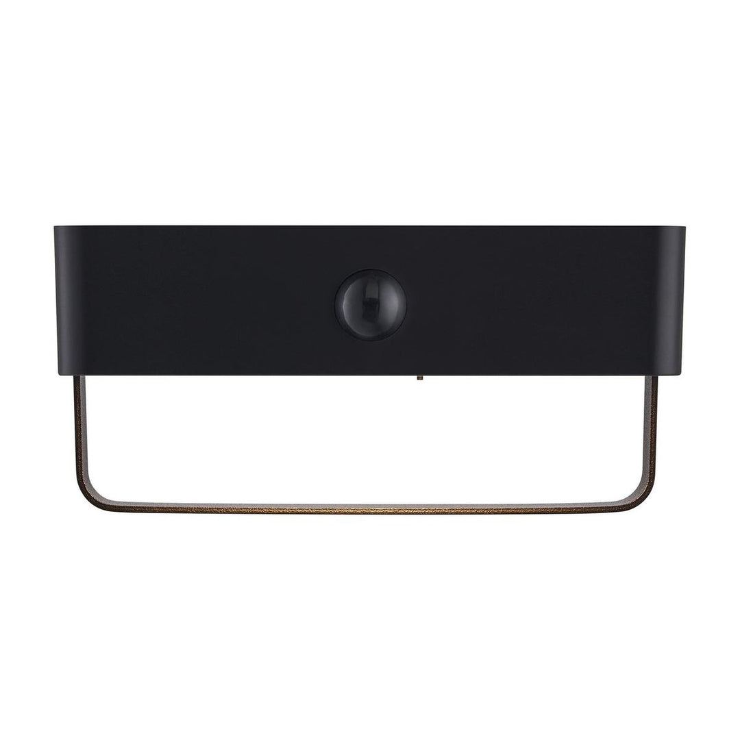 Saulio solar vegglampe utendørs 4,4W 3000 Kelvin - Solcelle-Utebelysning vegg opp og ned-Nordlux-Svart-2518251003-Lightup.no