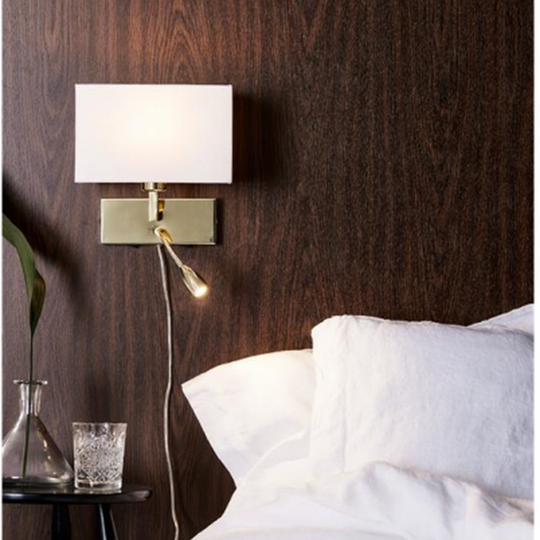 Savoy vegglampe - Messing - Messing-Vegglamper-Marksløjd-Messing-Mrk-106308-Lightup.no