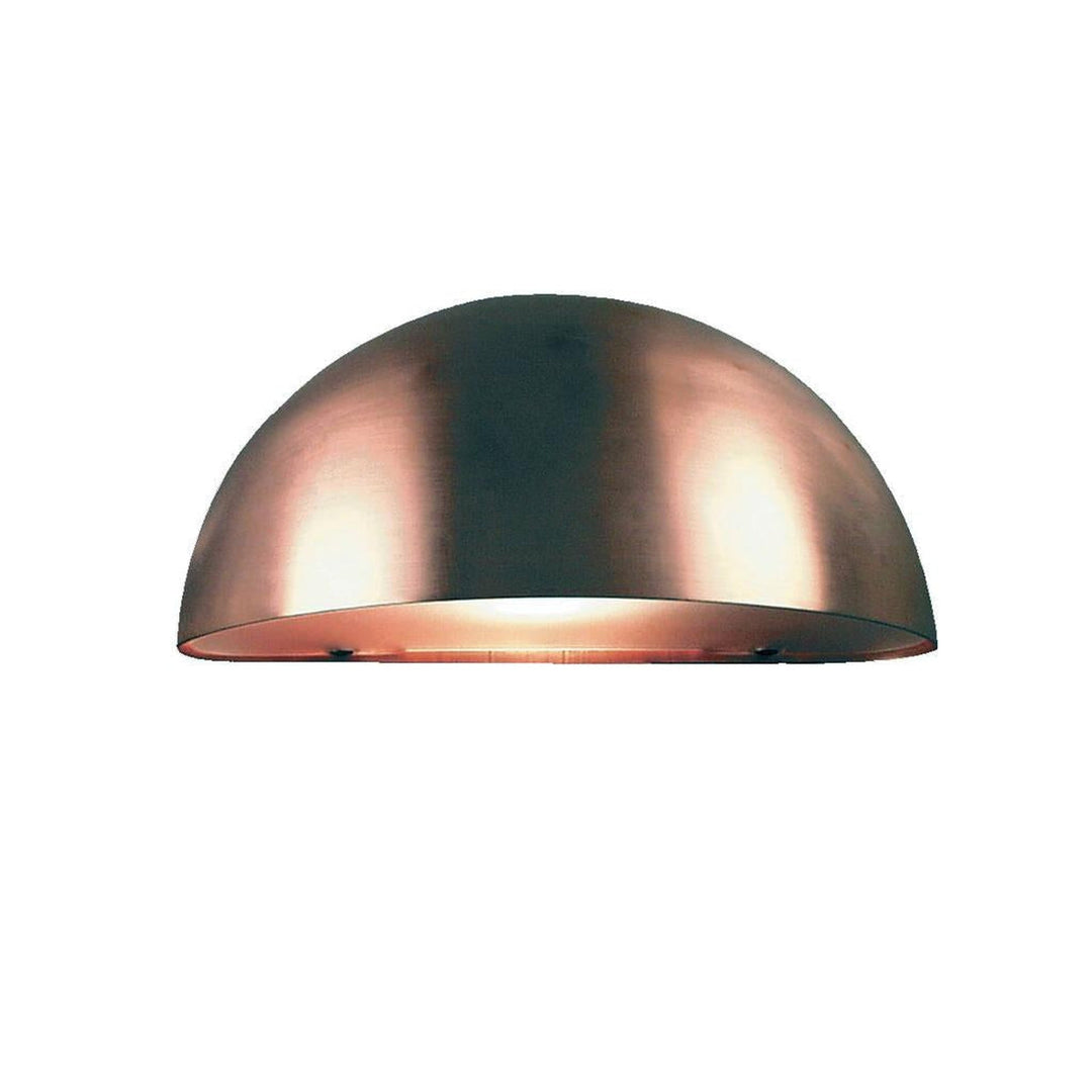 Scorpius vegglampe utendørs E14-Utebelysning vegg veggskjold-Nordlux-Kobber-21651030-Lightup.no