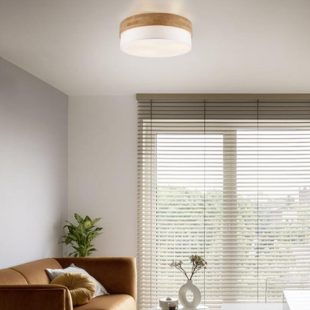 Seasons taklampe Ø50-Taklamper-Trio Lighting-Tre/Hvit-Trl__611500301-Lightup.no