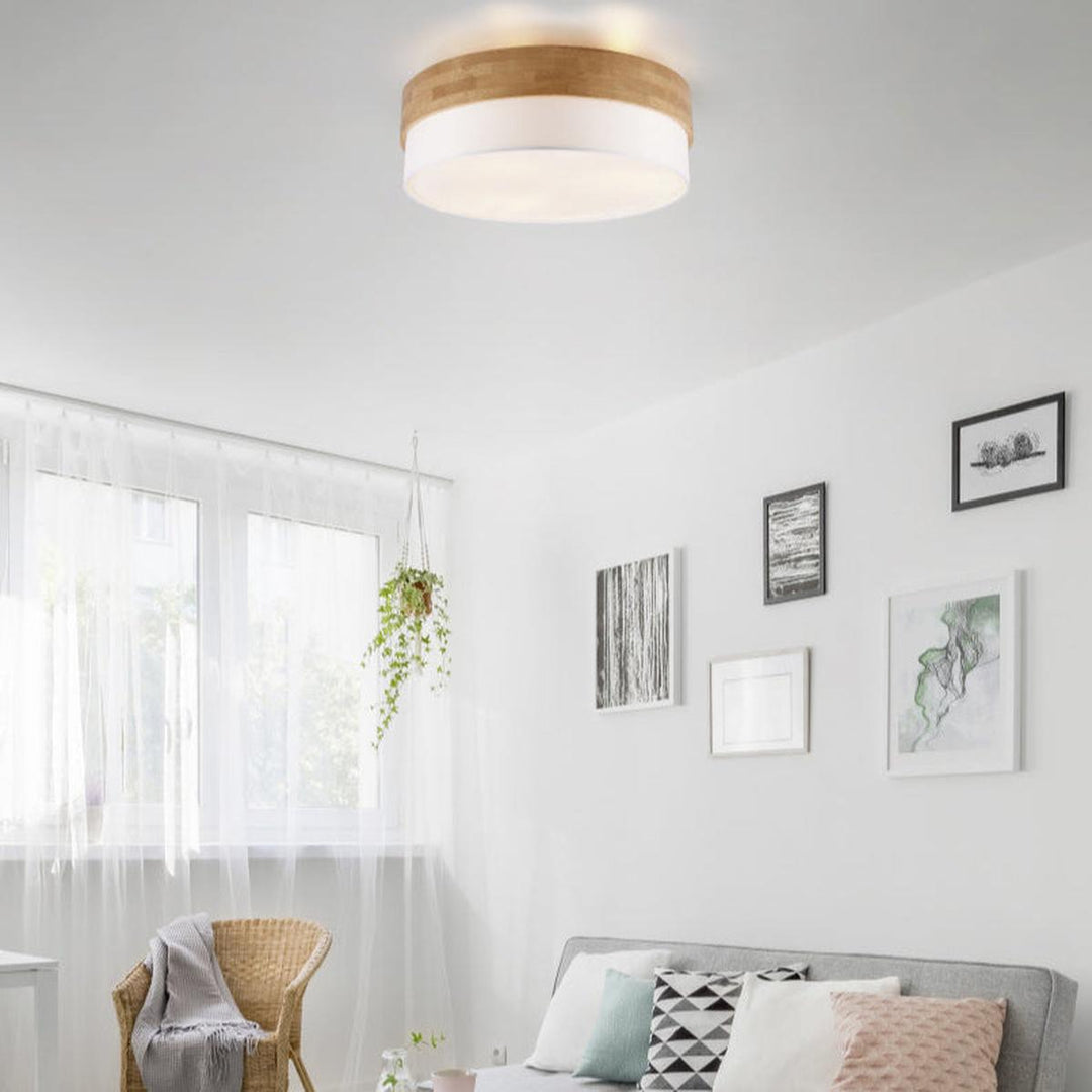 Seasons taklampe Ø50-Taklamper-Trio Lighting-Tre/Hvit-Trl__611500301-Lightup.no
