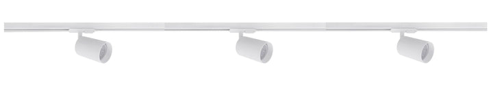 Secco spotskinne 3 spotter 1 meter - Pure white-Spotskinner 230V-NorDesign-Hvit-137570306-Lightup.no