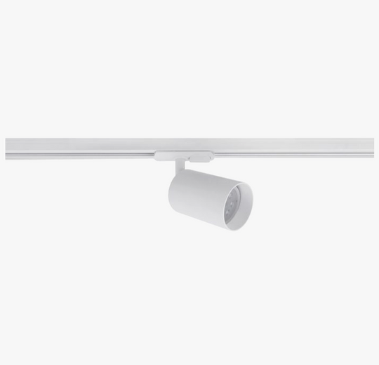 Secco spotskinne 5 spotter 2 meter - Pure white-Spotskinner 230V-NorDesign-Hvit-387570206+389560206+389561306+389561206-Lightup.no