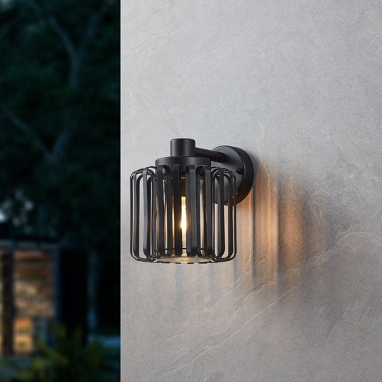 Selinus vegglampe utendørs IP65 - Svart-Utebelysning vegg klassisk-Eglo-Svart-900672-Lightup.no